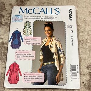 Stylish Cream Patterned Women's Blazer